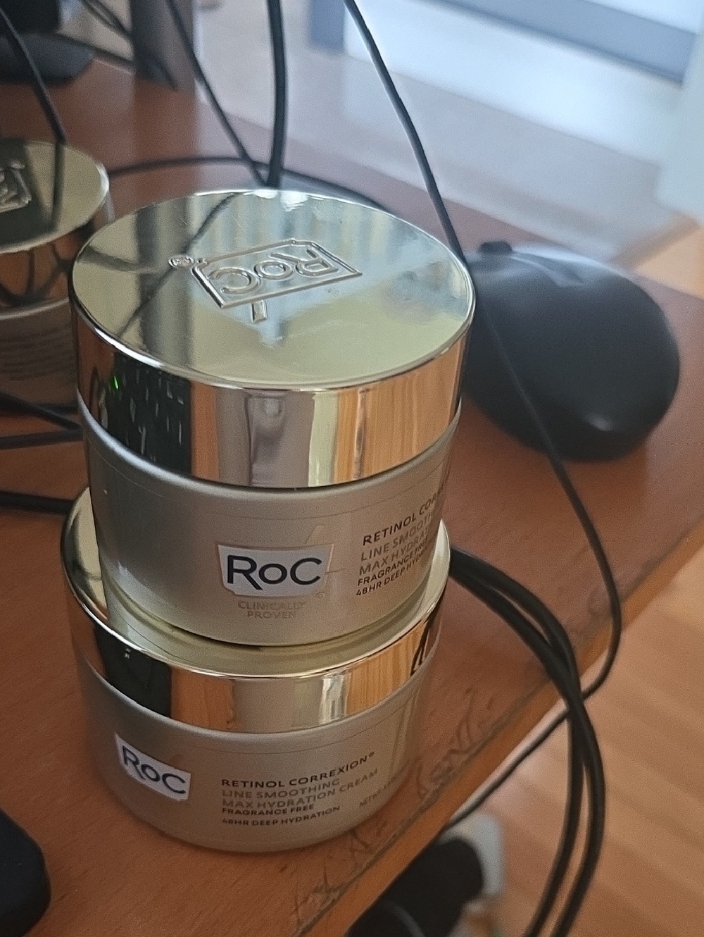 RoC Retinol Line-Smoothing Face Cream — Silver